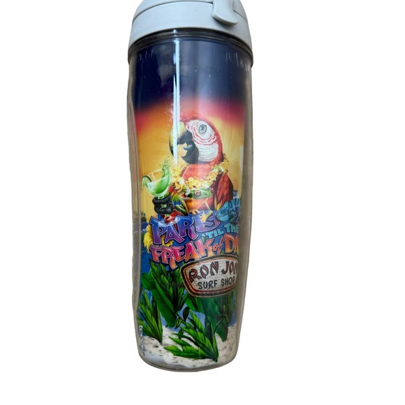 Tervis Cooler Tumbler Ron Jons Surf Shop Parrot Tropical - Picture 2 of 7